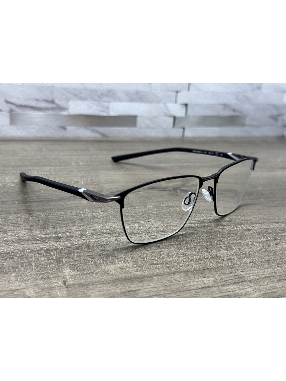 Nike Titanium Eyeglasses 6066 001 Matte Black Frames 56[]17-145